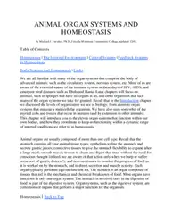 ANIMAL ORGAN SYSTEMS... image