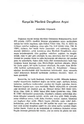 Konya’da Mevlânâ Dergâhının... image