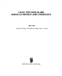 دانلود کتاب Light pseudoscalars, particle physics and cosmology