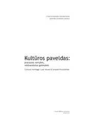 Kulturos paveldas: prarastos... image
