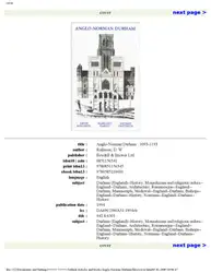 Anglo-Norman Durham ۱۰۹۳-۱۱۹۳ image