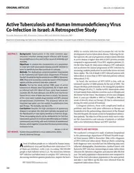 Active Tuberculosis and... image