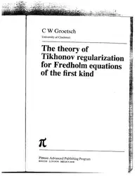 دانلود کتاب Theory of Tikhonov Regularization for Fredholm Equations of the First Kind