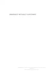 Prophecy without Contempt:... image