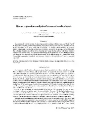 Linear regression analysis... image