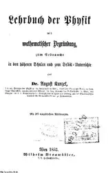 دانلود کتاب Lehrbuch der Physik mit mathematischer Begründung zum Gebrauche in den höheren Schulen und zum Selbst-Unterrichte