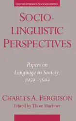 Sociolinguistic Perspectives: Papers... image