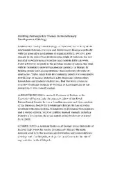 Evolving pathways key... image