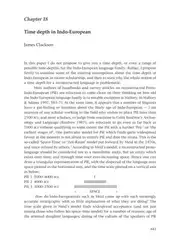 Time depth in... image