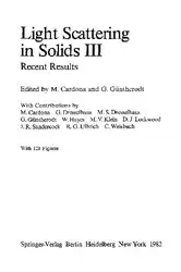 دانلود کتاب Light Scattering in Solids III: Recent Results