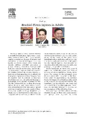 Brachial Plexus Injuries... image