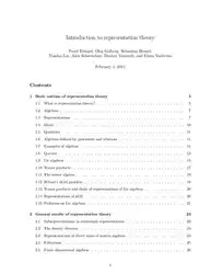 Introduction to Representation... image