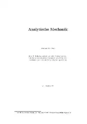 Analytische Mechanik ۰۰۱ image