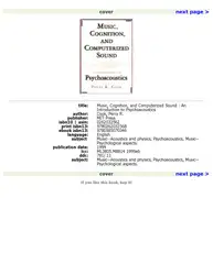 Music, Cognition, and... image