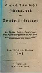 Geographisch-statistisches Zeitungs-, Post-... image