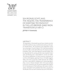 Sea Peoples, Egypt,... image