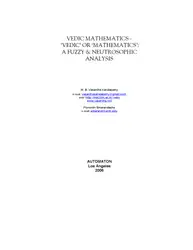 Vedic Mathematics: Vedic... image