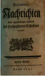 Gesamlete [gesammelte] Nachrichten... image