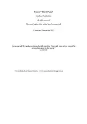 Cancer? Don’t Panic! image