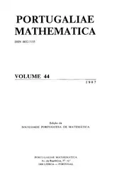 دانلود کتاب Portugaliae Mathematica vol. 44